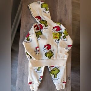 Grinch Matching Set - Cream